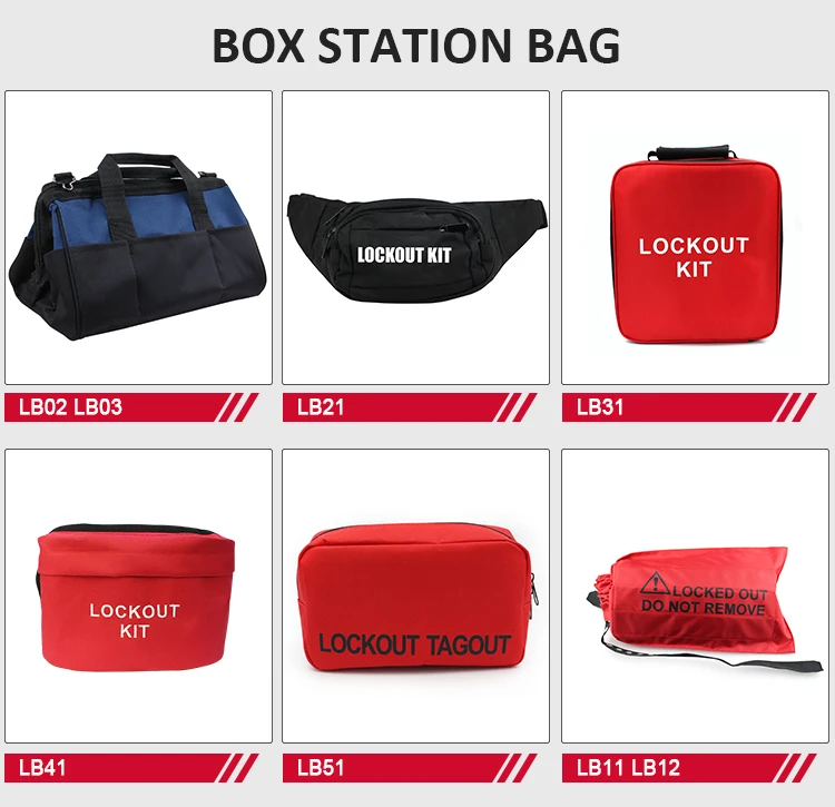 Waterproof Lockout Tagout Tool Bag, Miniatuoxford Fabric Portable Lock Tool Lockout Bag