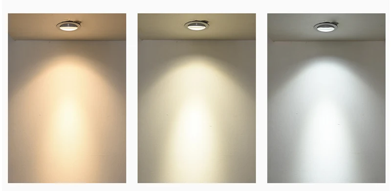 led Downlights CRI80/90/97 flicker free PF>0.95 5 years warranty 700-800lm recessed 7W LED downlight