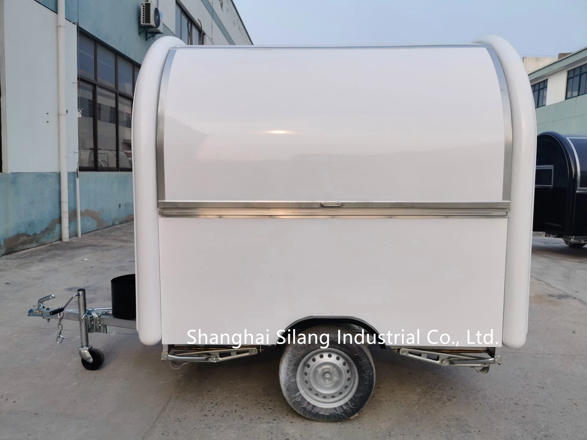 Outdoor Concession Food Trailer, Mobile Fast Food truck details