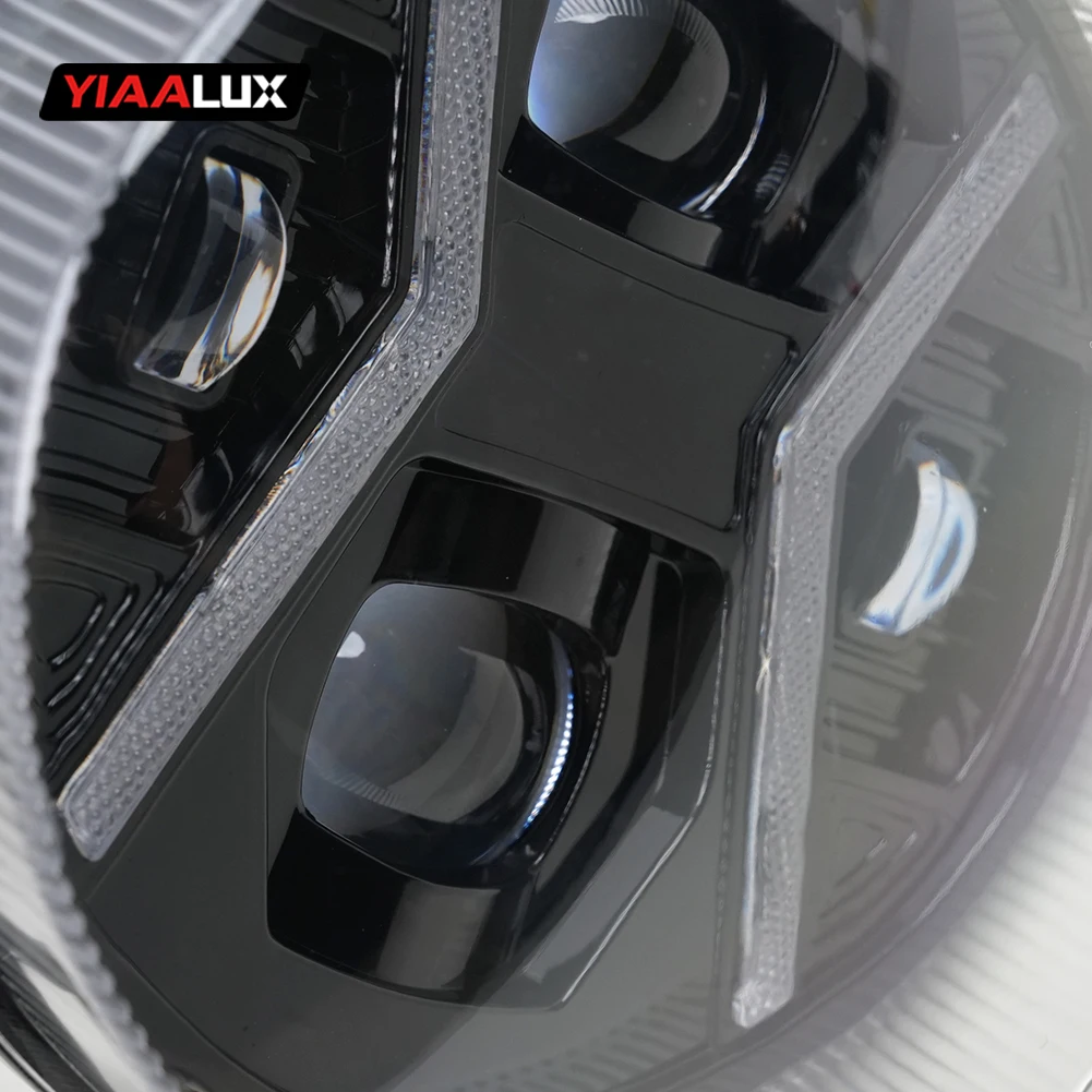 product high performance black led headlight with drl for vespa gts300 gts 300 2019 front position for motorcycle-15