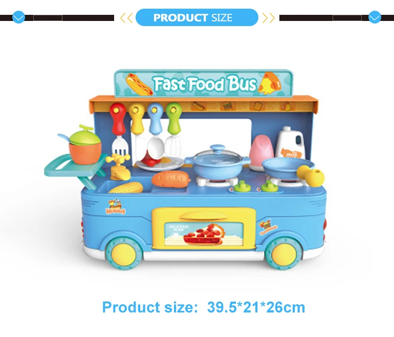 fast food bus toy