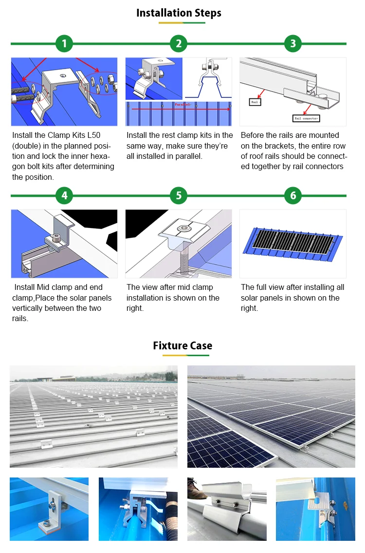 Pv Solar Mounting System Standing Seam Roof Clip - Buy Standing Seam ...