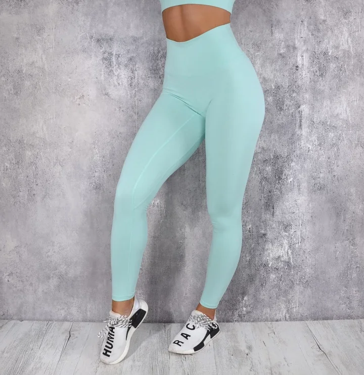 Compression Tights Wholesale Gym Pants Back Vwaist Leggings Women Buy Gym