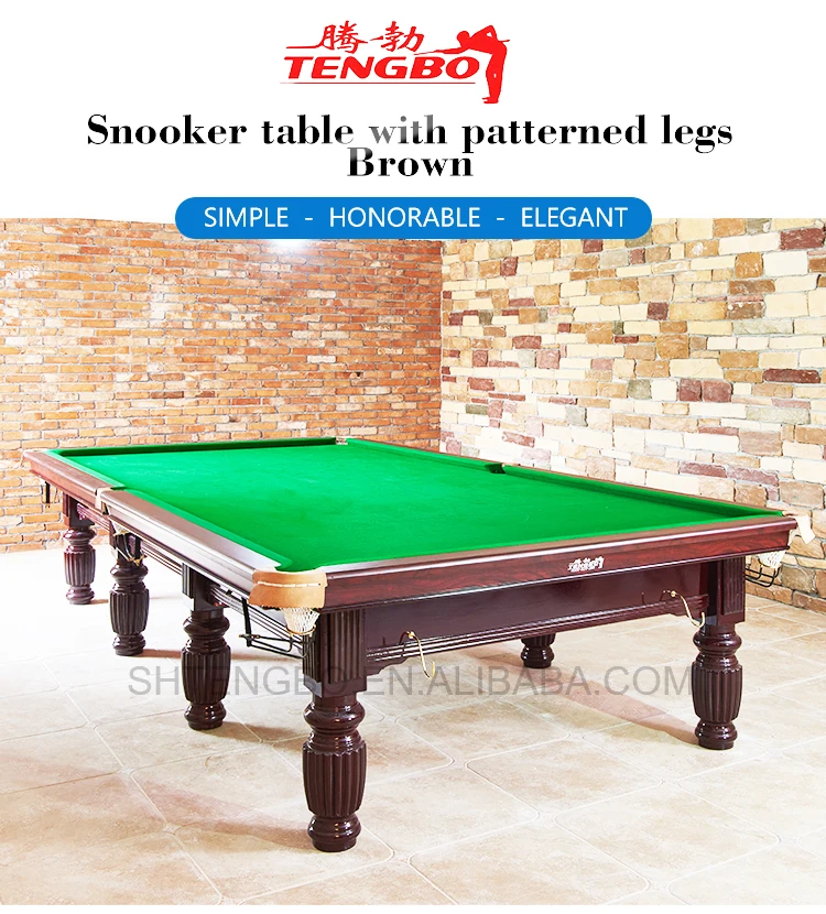 12ft Snooker Table International Tournament Standard High Quality Solid