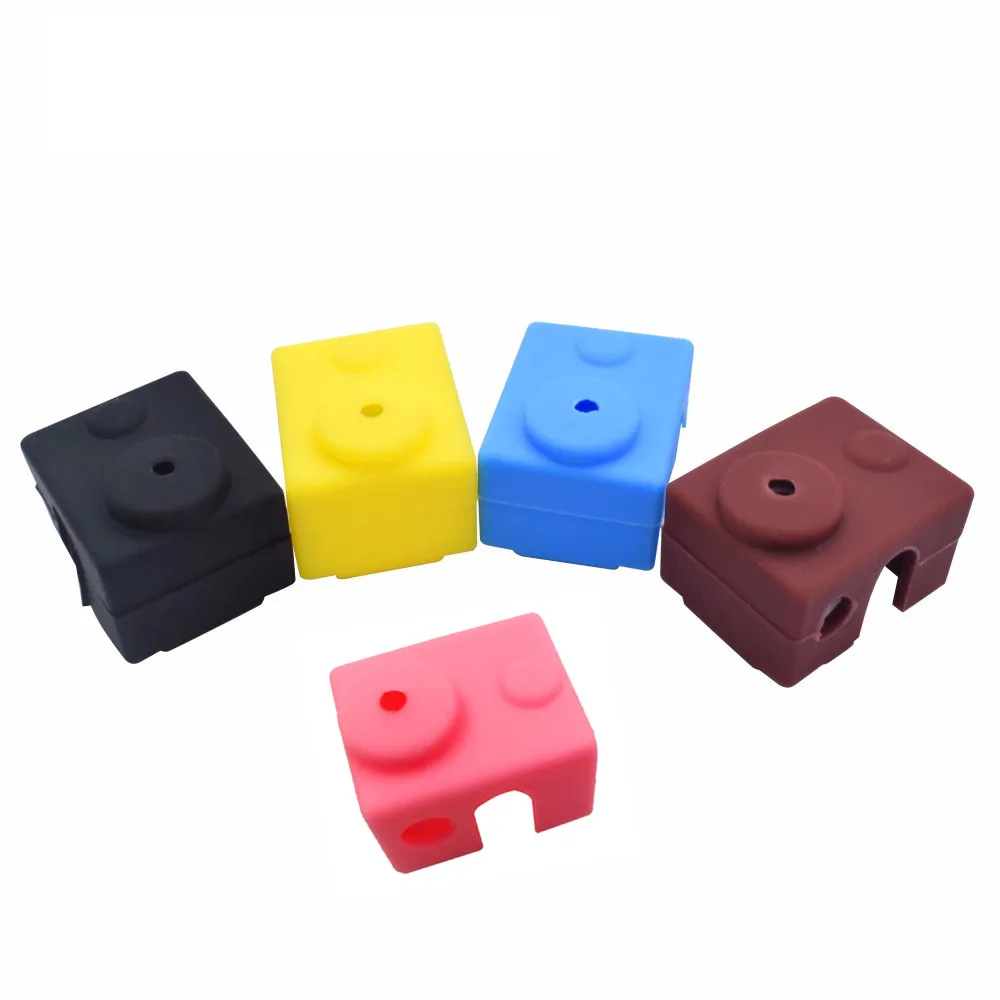 Silicone Sock For d V6 Cover 3d Printer Support V6 Pt100 Original J Head Hotend 1 75 3 0mm Heated Block Extruder Prusa I3 Mk3 Buy Silicone Socks Support V6 Heated Block Silicone Sock For V6