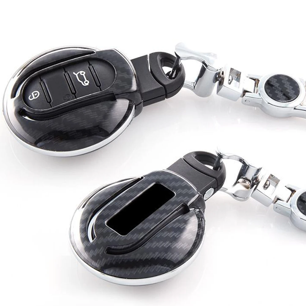 Carbon Fiber Car Key Holder Bag For Bmw Mini Cooper F56 F55 F54 Key ...