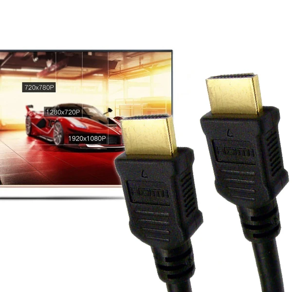 black gold plated 1m 1.5m 2m 3m 5m 4K 2.0 version HDMI cable