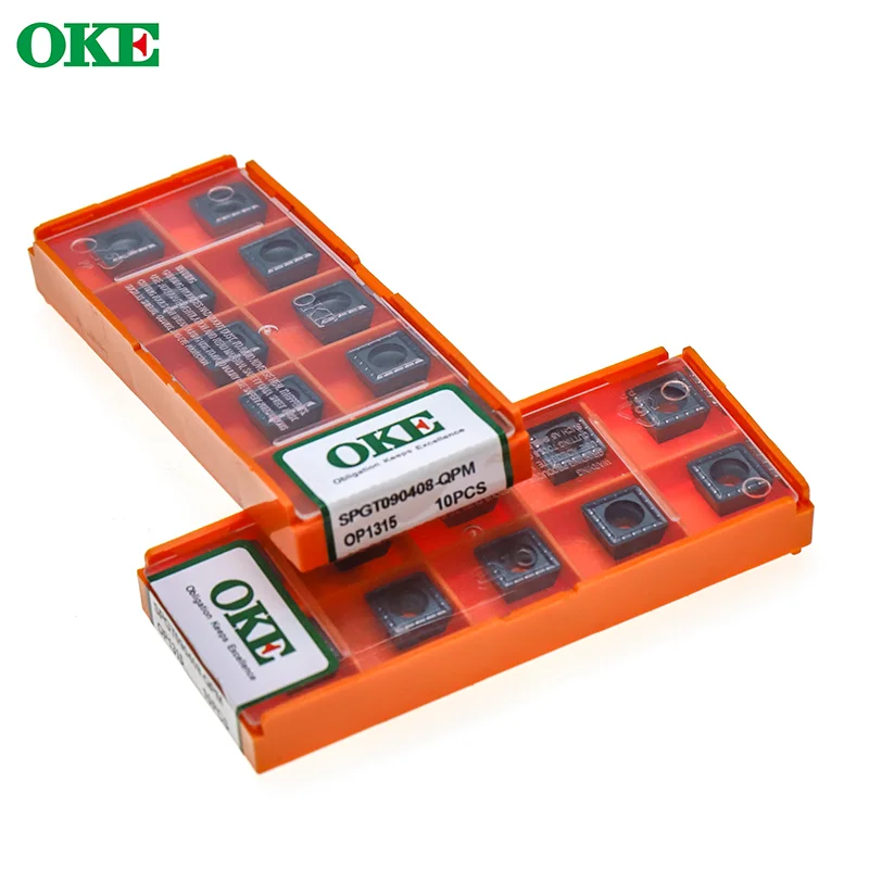 Spgt090408qpm Op1315 Oke Carbide Inserts Tungsten Inserts Turning Tool