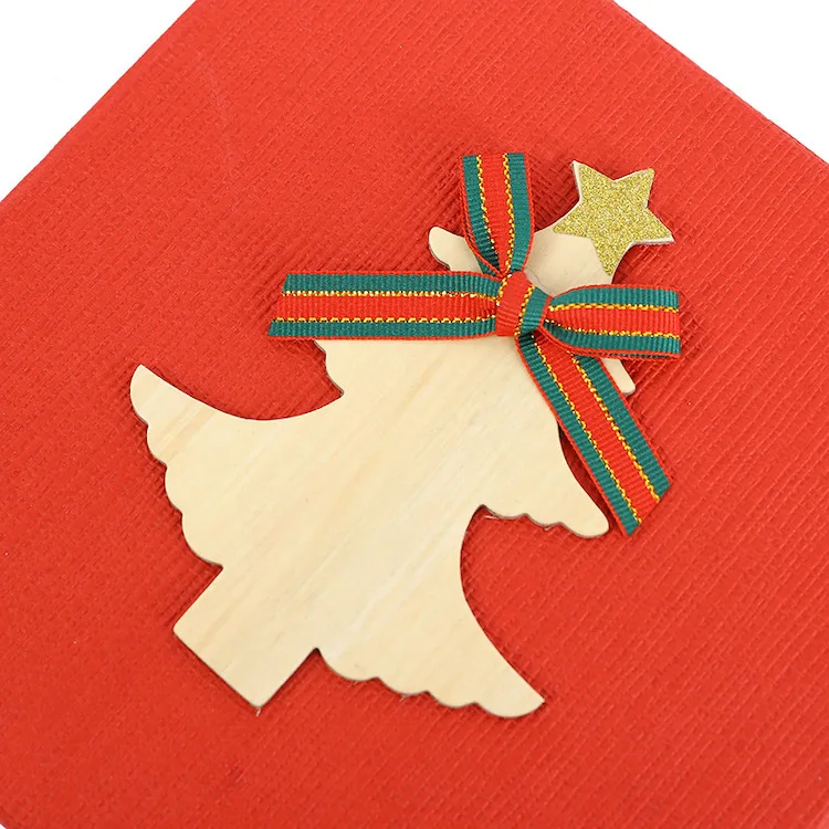 可爱的圣诞纸盒打印礼品盒圣诞纸自定义标志小礼品包装盒