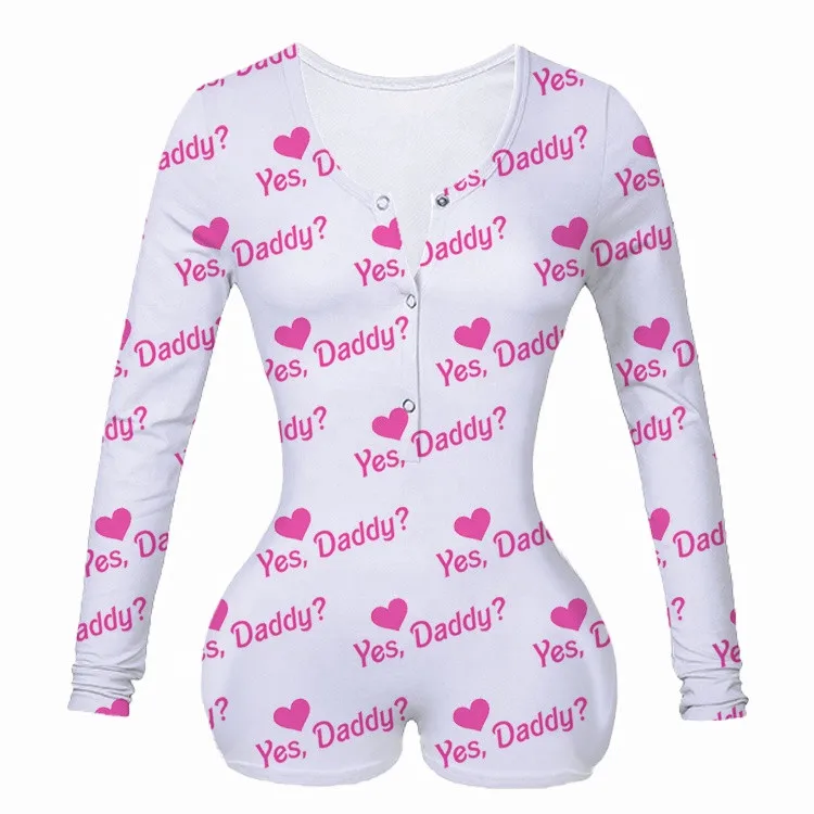 Love You Daddy Adult Onesie main image 1