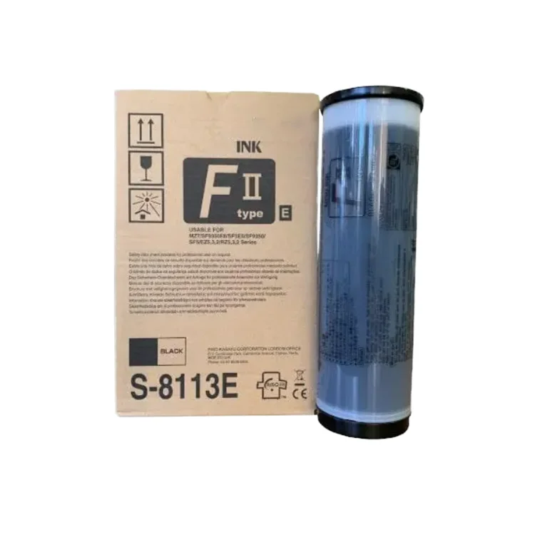S-8113 FII Type E RZ/MZ/EZ Ink Cartridge for Riso Duplicators