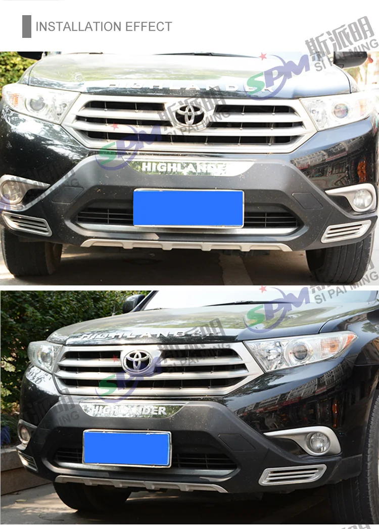 Spm Factory Direct Front Rear Bumper Guard Protector For Toyota