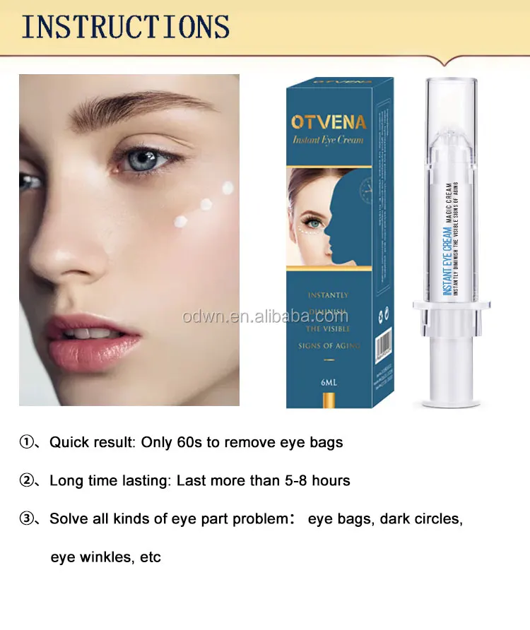 Tiktok Hot Sodium Silicate Instant Eye Cream Private Label Fast Result ...