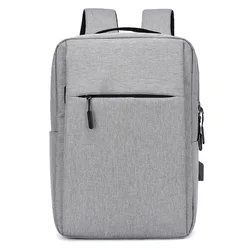 Nice Lightweight Laptop Shoulder Backpack With USB Charging Port Waterproof Business Bag For Men