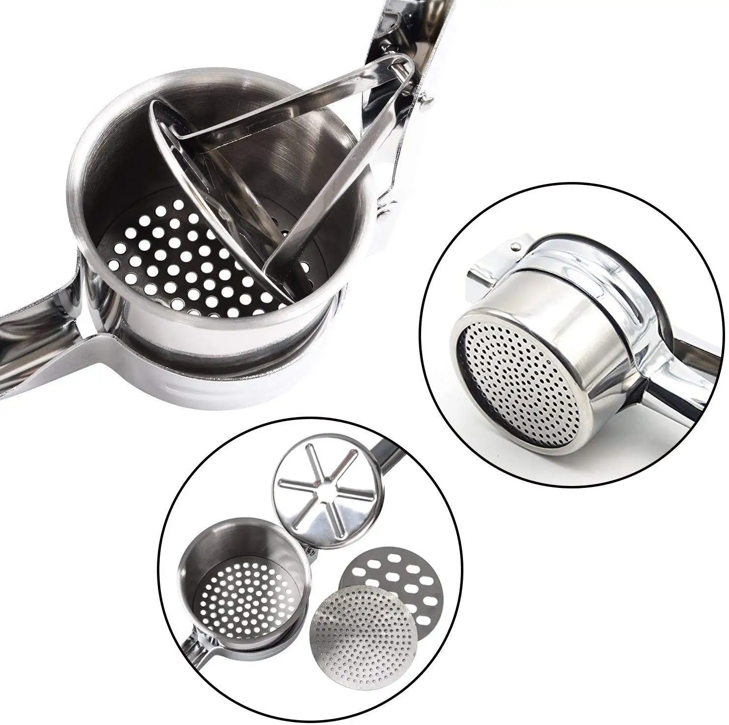 Potato Ricer Kitchen Tool Fruit And Vegetables Masher Mash Potato ...