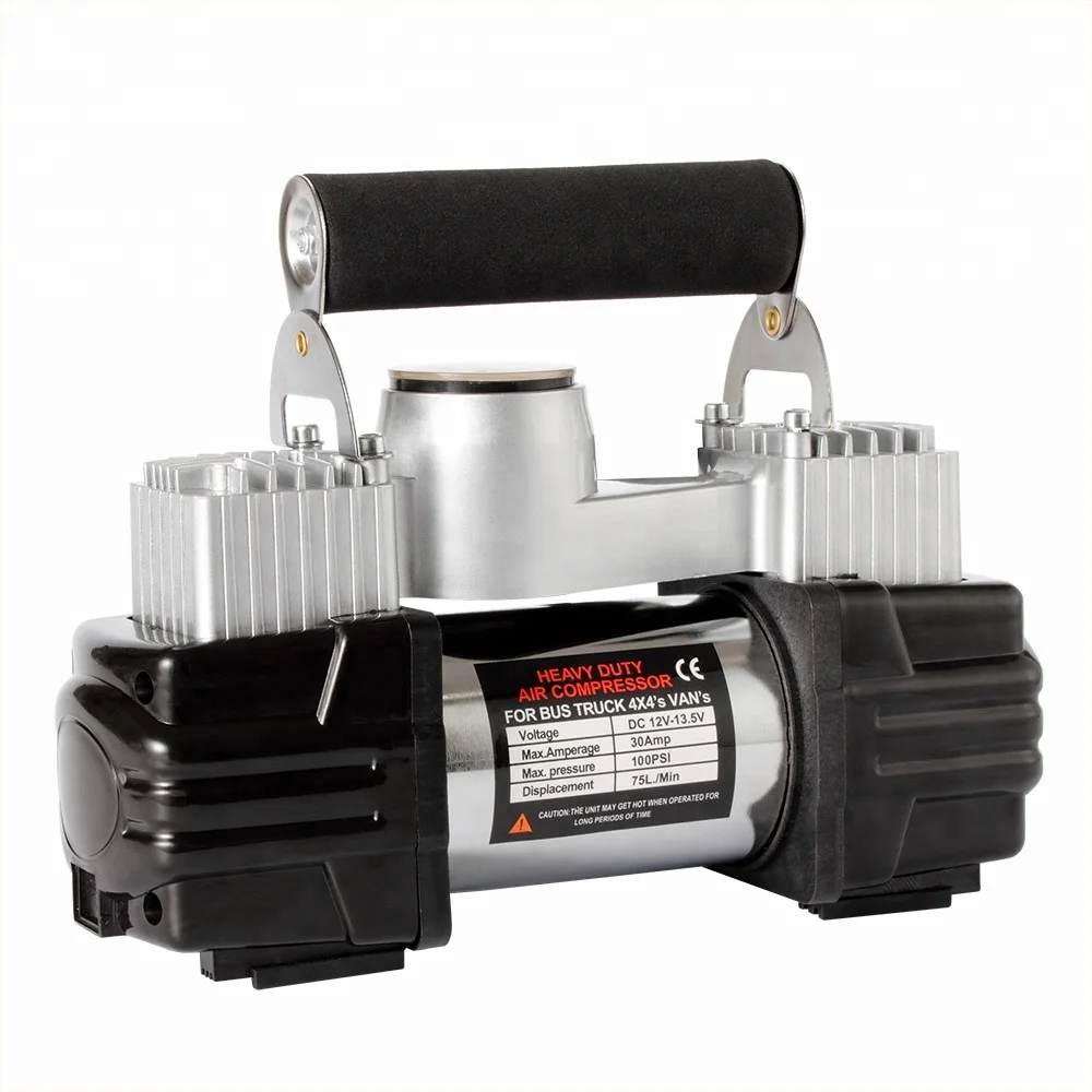 Dromedary Heavy Duty Air Compressor Inflator Electric Pump Car Van 4x4 Tyre 12v 150PSI