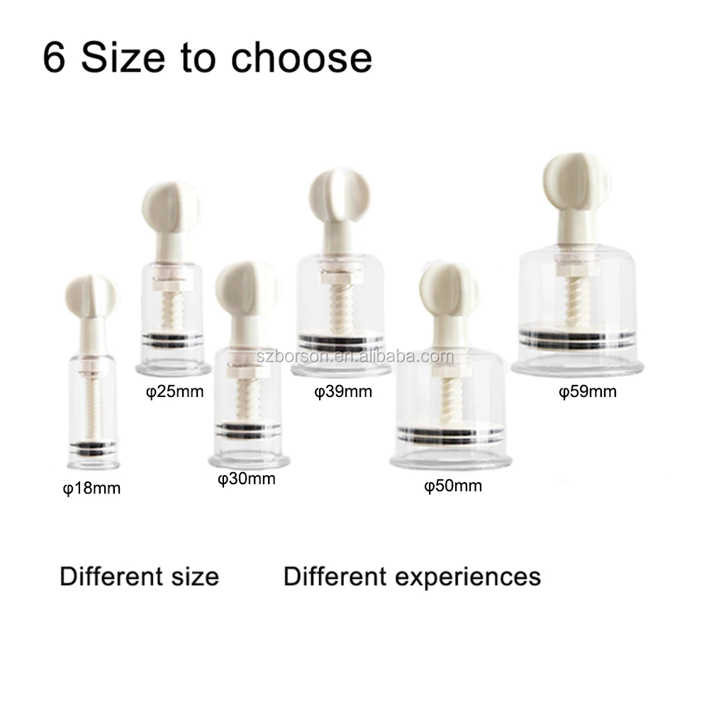 6 size Nipple Sucker Breast Enlarger Bdsm Bondage Sex Toys for Adults Woman  Pussy Clit Suction Vacuum Pump| Alibaba.com