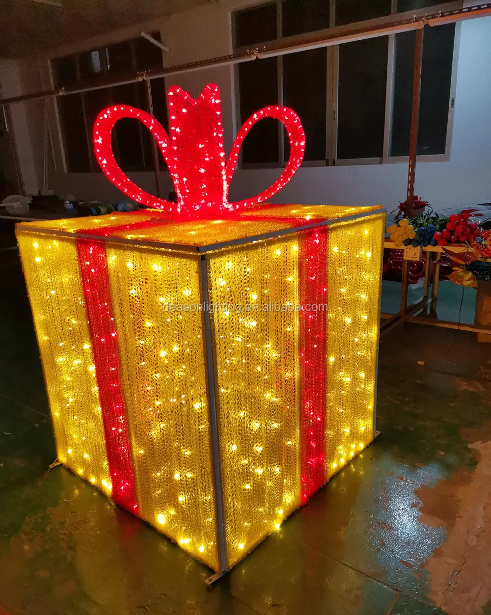 Outdoor Christmas Gifts Box Led Decoration Buy Lighted Outdoor