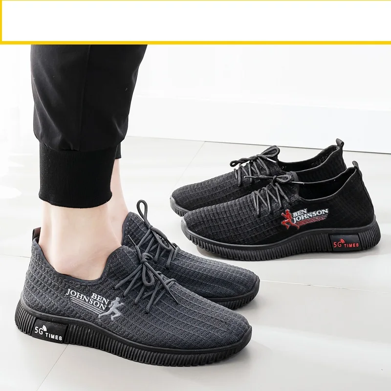 Spring Latest Chinese Running Casual Shoes Cheap New Breathable 2024 Man Mesh Campus shoes