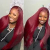 130% Density glueless silky straight human hair 99j lace front wig for black women around the world