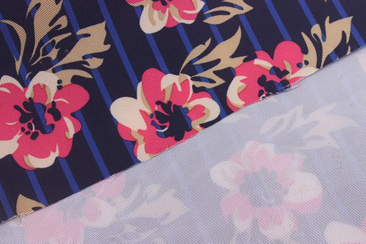 High Quality 300D FDY Oxford Big Flower Print Fabric For Apron