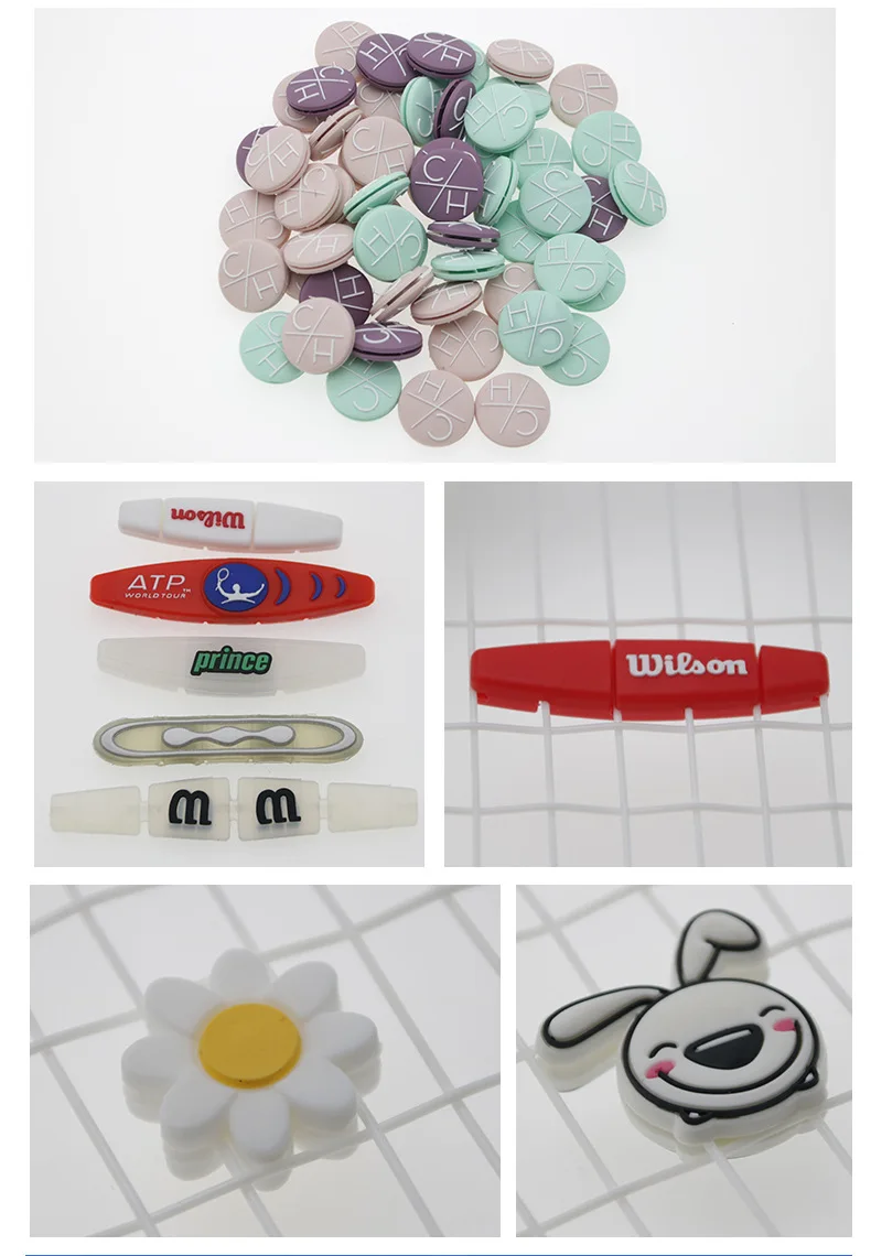 Factory Directly Wholesale Custom Tennis Racket Vibration Dampener For