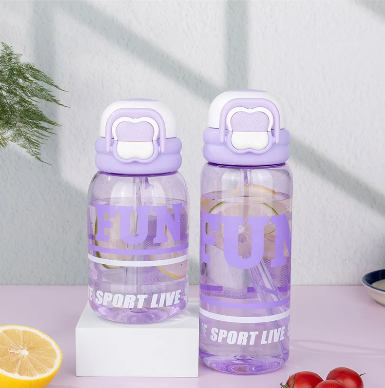 Unisex Tritan Sports Water Bottle Large Capacity Portable Gym Cup High Temperature Resistant for Camping Direct Drinking Method