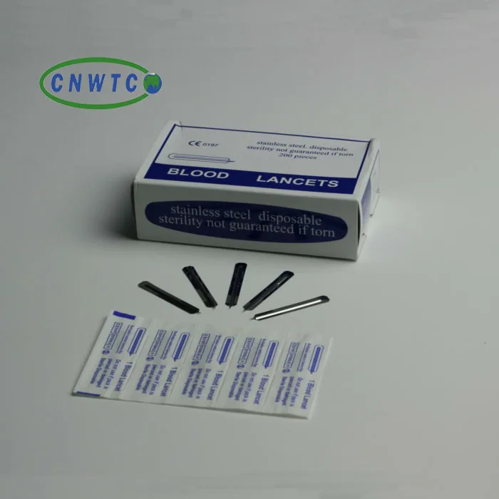 Medical Disposable Ce Marked Sterile Flat Blood Lancet 28g 30g - Buy ...