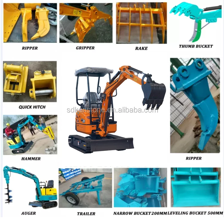 Xn20 Shandong Mini Excavator China Mini Earth Digger Machine