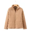 Winter New Women's Wholesale Thickening Corduroy Cotton Warm Coat