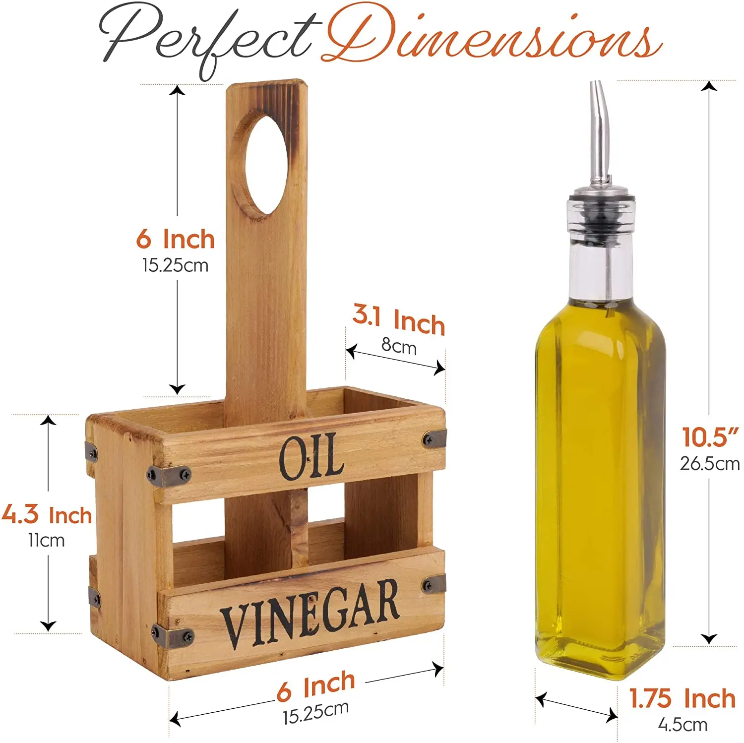 Rustic Wood Olive Oil Vinegar Dispenser Set Cruet Set With Wood Caddy Buy Rustic Wood Olive