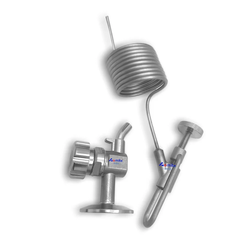 Sanitary stainless steel 304/316L beer brewing equipment SS sample valve with beer defoaming sanitary sampling valve