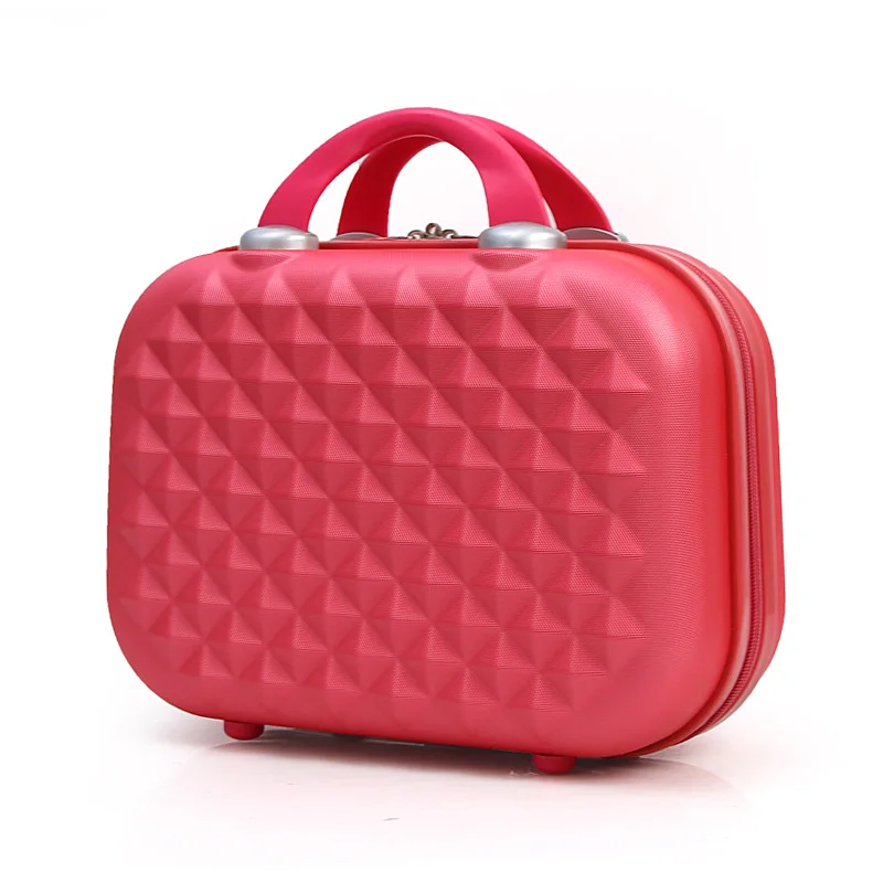 High Capacity Fashion Pc Portable Mini Cosmetic Bags Cases Small Suitcase with Comfortable Handle