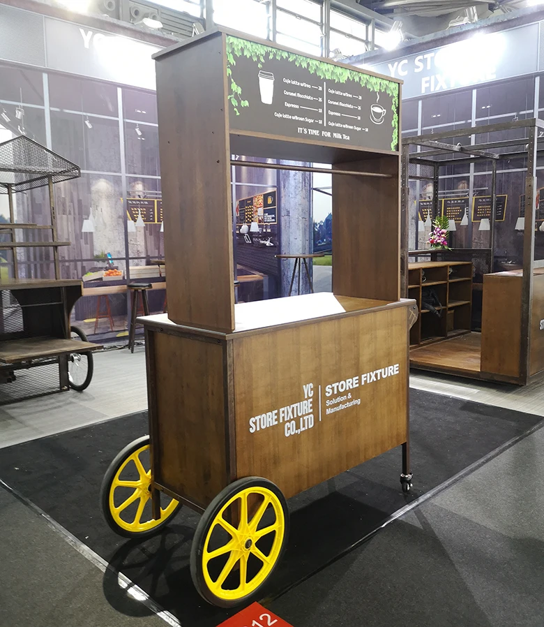 Latest Design Wooden Food Bike Coffee Vending Cart For Sale Buy Food