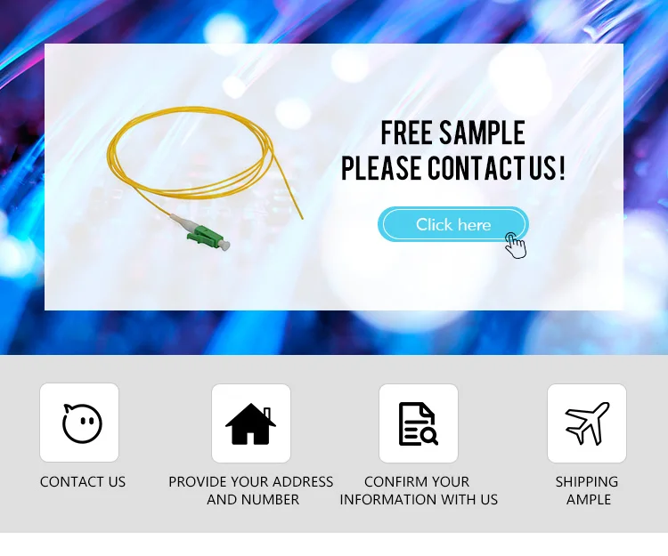 Optical Lc Apc Pc Fiber Optique G655 Breakout Patchcord Sc Single Mode Simplex Pigtail