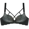 Large size underwear sexy strap no marks no steel ring fat mm cap milk anti-sagging one-piece gathered bra