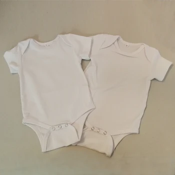 plain white romper for baby boy