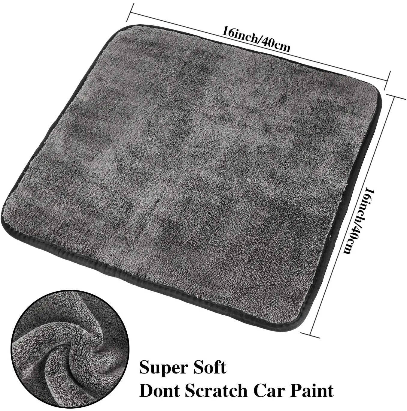 1200gsm microfiber car drying towel