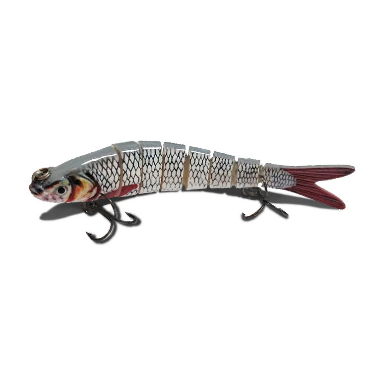 14cm /27g 3d Printing Fishing Lure Ld8h01 8 Segment Herring Type Bait Soft Wobbler Fishing Lure