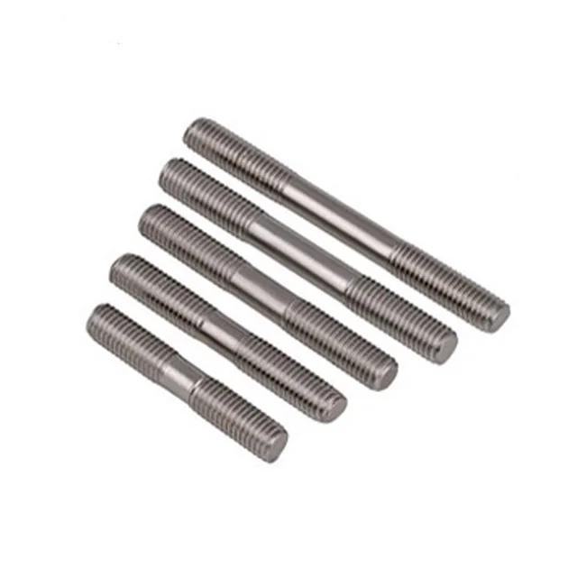 
Haiyan bafang stainless steel double end threaded studs metal stud thread rod 