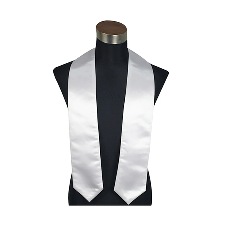 

Wholesale Sublimation Custom Print Logo Graduation shawl, White for sublimation ( 12 colors for choice )