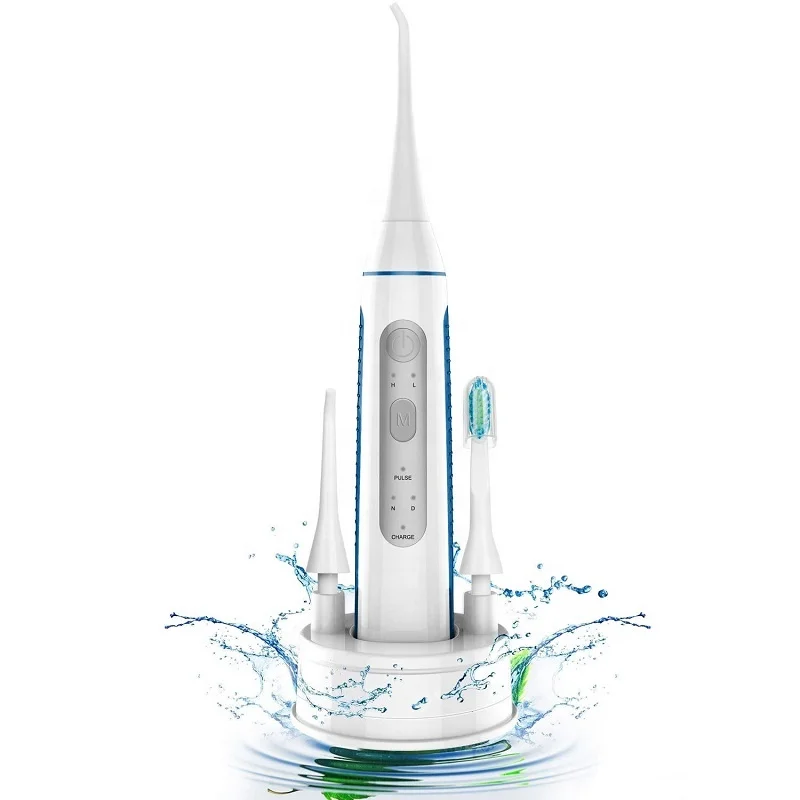 Electronic oral floss water irrigator jet dental water flosser toothbrush