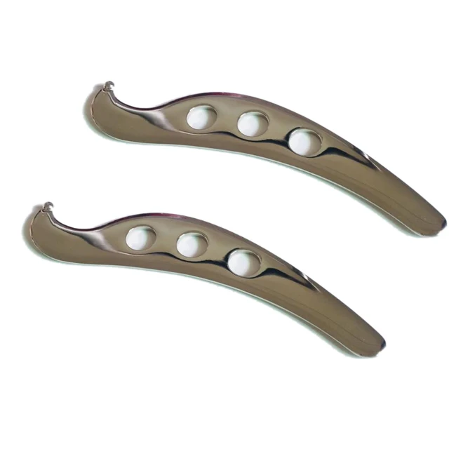 Custom Stamped Stainless Steel Gua Sha Massager Scraping Tool
