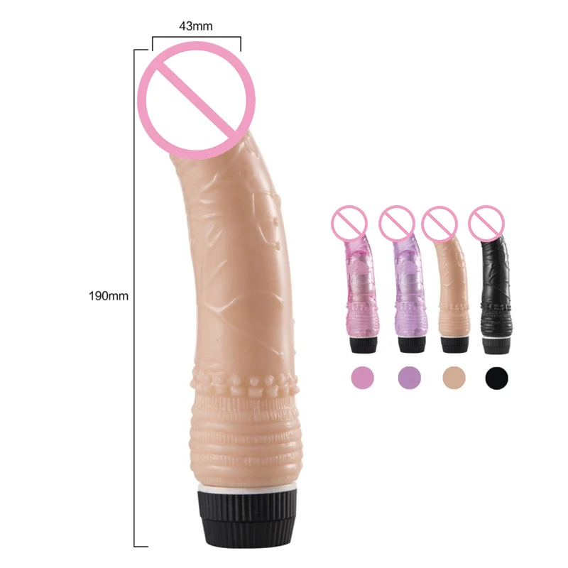 Dildo vibrator wholesale 19 cm (7.48 inch) dildos for women vibrator sex toys good price of women sex toys dildo vibrator