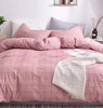 Pink Plaid Lovely Wind Bed Sheet Making Machine