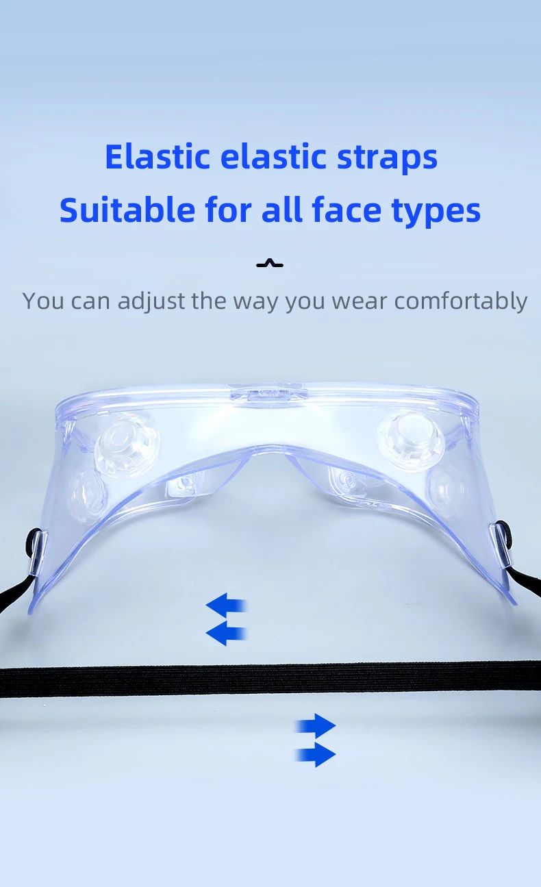 silicone ANSIZ87.1 respirator with protective goggles BBS-2A