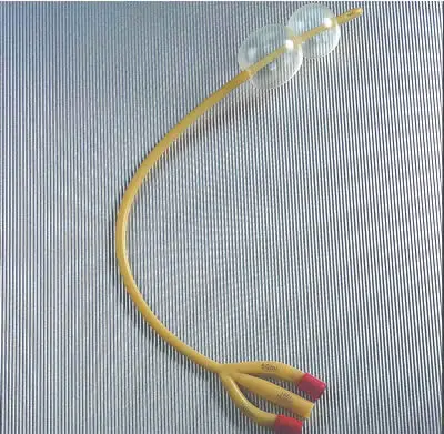 palloncino in silicone rivestito in lattice catetere di foley
