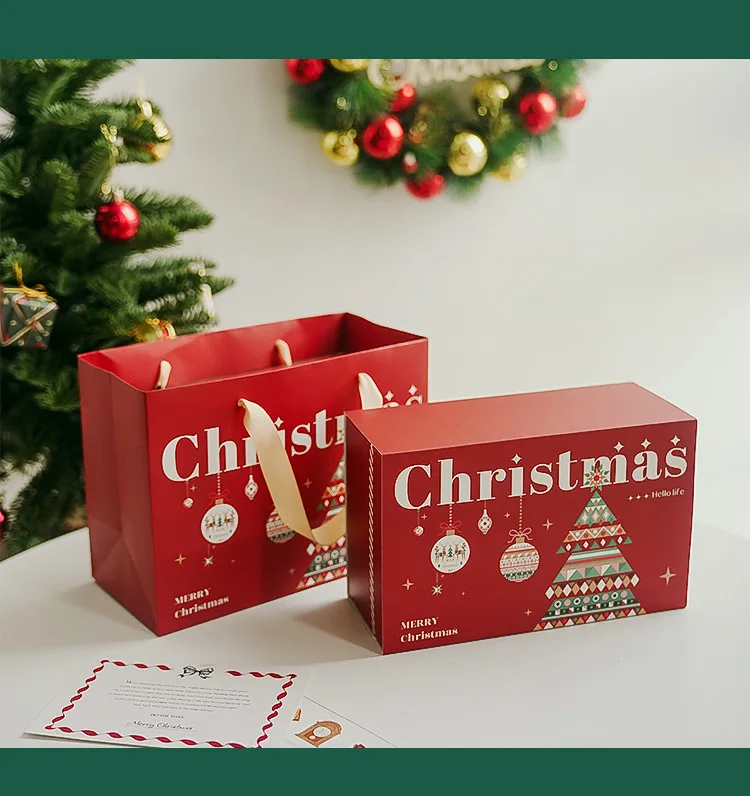 Handmade Christmas Candle Gift Set with Cylindrical Ornament-Paraffin ...