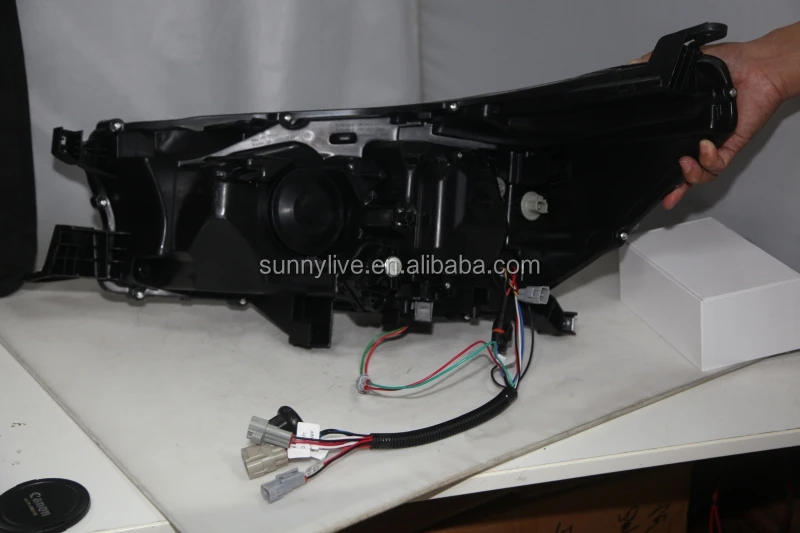 New Arrival led front light  for TOYOTA for HILUX VIGO Hilux Revo Headlights  Black Housing YZ