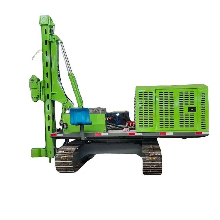 Mini Drilling Rig Hydraulic Hammer Solar Panels Pilling Machine - Buy ...